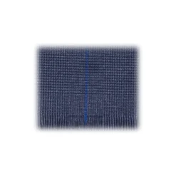 Viola Milano - Prince of Wales Wool Scarf - Blue Mix - Handmade in Italy - Luxury Exclusive Collection - Avvenice