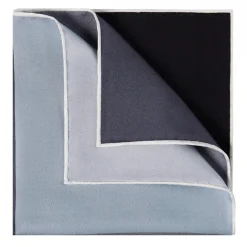 Viola Milano - Printed Polka Dot Silk Pocket Square - Grey Shades - Handmade in Italy - Luxury Exclusive Collection - Avvenice