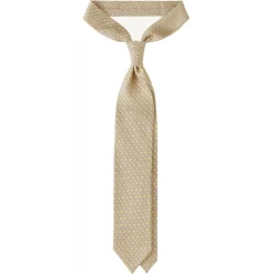 Viola Milano - Roman Maillon Selftipped Italian Silk Tie - Yellow - Handmade in Italy - Luxury Exclusive Collection - Avvenice
