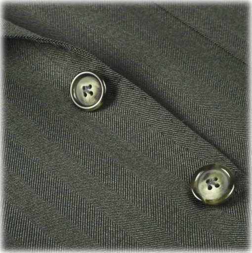 Viola Milano - Sartorial Half-Lined Wool and Silk Blazer - Green - Handmade in Italy - Luxury Exclusive Collection - Avvenice