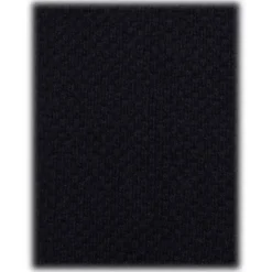 Viola Milano - Solid Knitted 100% Cashmere Tie - Navy - Handmade in Italy - Luxury Exclusive Collection - Avvenice