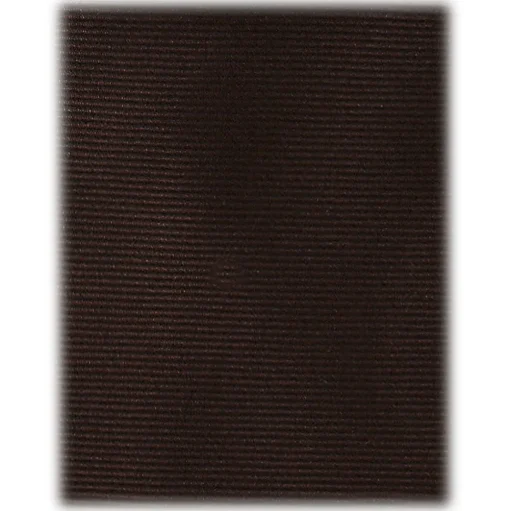 Viola Milano - Solid Woven Selftipped Silk Tie - Brown - Handmade in Italy - Luxury Exclusive Collection - Avvenice