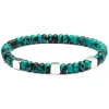 Viola Milano - Square Silver Gemstone Bracelet - Turquoise Turtle - Handmade in Italy - Luxury Exclusive Collection - Avvenice