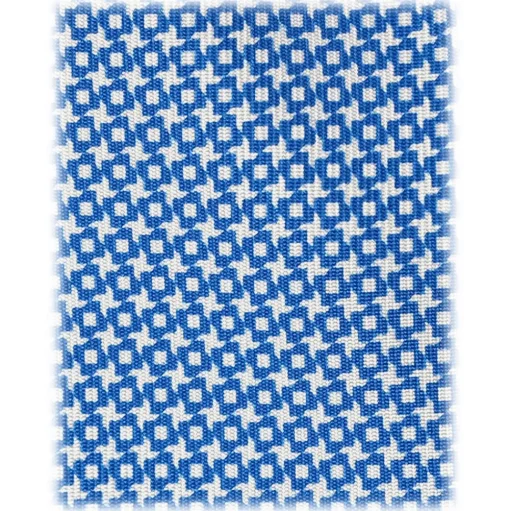 Viola Milano - Star Pattern Selftipped Italian Silk Tie - Blue - Handmade in Italy - Luxury Exclusive Collection - Avvenice