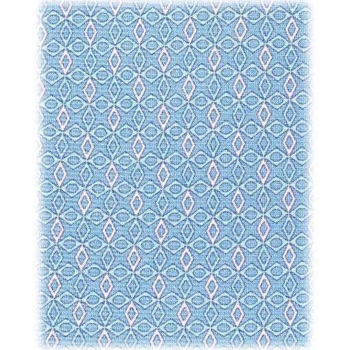 Viola Milano - Tuscan Floral Selftipped Silk Tie - Light Blue - Handmade in Italy - Luxury Exclusive Collection - Avvenice