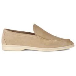 Viola Milano - Unlined Capri Suede Loafer - Beige - Handmade in Italy - Luxury Exclusive Collection - Avvenice