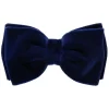 Viola Milano - Velvet Bow Tie - Sky Blue - Handmade in Italy - Luxury Exclusive Collection - Avvenice