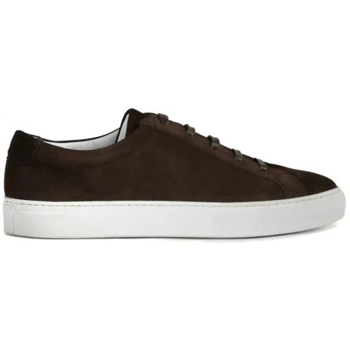 Viola Milano - Viola Sport Club Sneakers - Chocolate - Handmade in Italy - Luxury Exclusive Collection - Avvenice