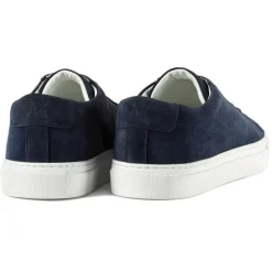 Viola Milano - Viola Sport Club Sneakers - Navy Suede - Handmade in Italy - Luxury Exclusive Collection - Avvenice