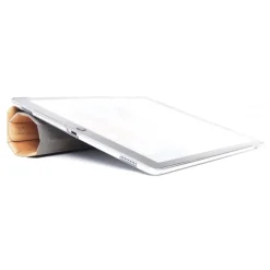 Woodcessories - Cherry / Leather / Transclucent Hardcover - iPad Pro 12.9 (2015) - Flip Case - Eco Guard Metal & Wood - Avvenice