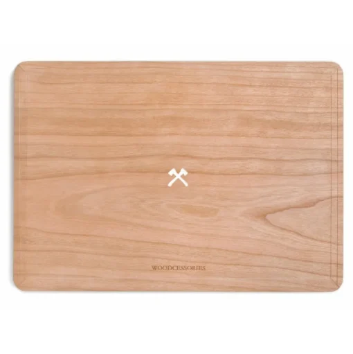 Woodcessories - Cherry / MacBook Skin Cover - MacBook 11 Air - Eco Skin - Axe Logo - Wooden MacBook Cover - Avvenice