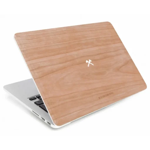 Woodcessories - Cherry / MacBook Skin Cover - MacBook 11 Air - Eco Skin - Axe Logo - Wooden MacBook Cover - Avvenice