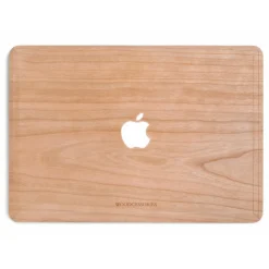 Woodcessories - Cherry / MacBook Skin Cover - MacBook 12 - Eco Skin - Apple Logo - Wooden MacBook Cover - Avvenice
