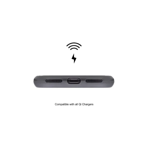 Woodcessories - Eco Bumper - Stone Cover - Volcano Black - iPhone 8 / 7 - Real Stone Cover - Eco Case - Bumper Collection - Avvenice