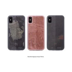 Woodcessories - Eco Bumper - Stone Cover - Canyon Red - iPhone 8 Plus / 7 Plus - Real Stone Cover - Eco Case - Bumper - Avvenice