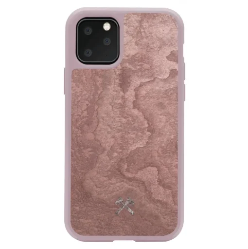 Woodcessories - Eco Bumper - Stone Cover - Canyon Red - iPhone 11 Pro Max - Real Stone Cover - Eco Case - Bumper Collection - Avvenice