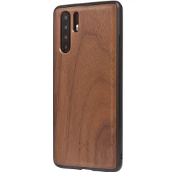 Woodcessories - Eco Bumper - Walnut Cover - Black - Huawei P30 Pro - Wooden Cover - Eco Case - Bumper Collection - Avvenice