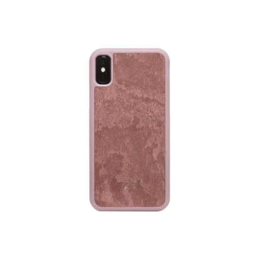 Woodcessories - Eco Bumper - Stone Cover - Canyon Red - iPhone XS Max - Real Stone Cover - Eco Case - Bumper Collection - Avvenice