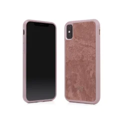 Woodcessories - Eco Bumper - Stone Cover - Canyon Red - iPhone XS Max - Real Stone Cover - Eco Case - Bumper Collection - Avvenice