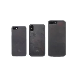 Woodcessories - Eco Bumper - Stone Cover - Volcano Black - iPhone 8 Plus / 7 Plus - Real Stone Cover - Eco Case - Bumper - Avvenice