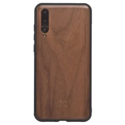 Woodcessories - Eco Bumper - Walnut Cover - Black - Huawei P20 Pro - Wooden Cover - Eco Case - Bumper Collection - Avvenice