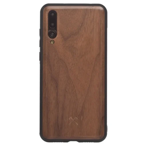 Woodcessories - Eco Bumper - Walnut Cover - Black - Huawei P20 Pro - Wooden Cover - Eco Case - Bumper Collection - Avvenice