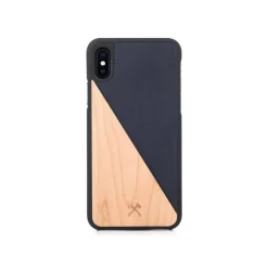 Woodcessories - Eco Split - Maple Cover - Navy - iPhone XR - Wooden Cover - Eco Case - Split Collection - Avvenice