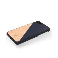Woodcessories - Eco Split - Maple Cover - Navy - iPhone 8 / 7 - Wooden Cover - Eco Case - Split Collection - Avvenice
