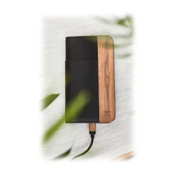 Woodcessories - Eco Wallet Flip Cover - Real Wood and Leather - Rich Walnut - iPhone 8 / 7 - Eco Case - Flip Collection - Avvenice