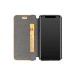 Woodcessories - Eco Wallet Flip Cover - Real Wood and Leather - Walnut - iPhone 8 Plus / 7 Plus - Eco Case - Flip Collection - Avvenice
