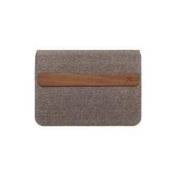 Woodcessories - MacBook Eco Pouch Cover - Walnut and Wool - MacBook 15 - Mac Case - Real Wood MacBook Bag - Avvenice