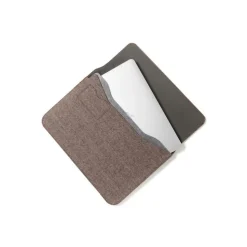Woodcessories - MacBook Eco Pouch Cover - Walnut and Wool - MacBook 11 12 13 - Mac Case - Real Wood MacBook Bag - Avvenice