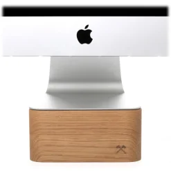 Woodcessories - Oak / Premium Wooden iMac Stand - MacBook 21,5 - Eco Foot - Wooden MacBook Support - Avvenice
