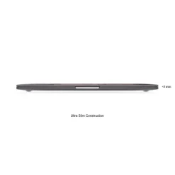 Woodcessories - Real Stone MacBook Cover - Volcano Black - MacBook 15 Pro Touchbar - Eco Skin Stone - Apple Logo - Avvenice