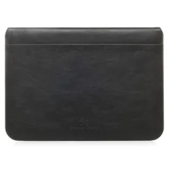 Woodcessories - Walnut / Black Leather / MacBook Bag - MacBook 13 Pro Ret - Eco Pouch Case - Wooden MacBook Bag - Avvenice