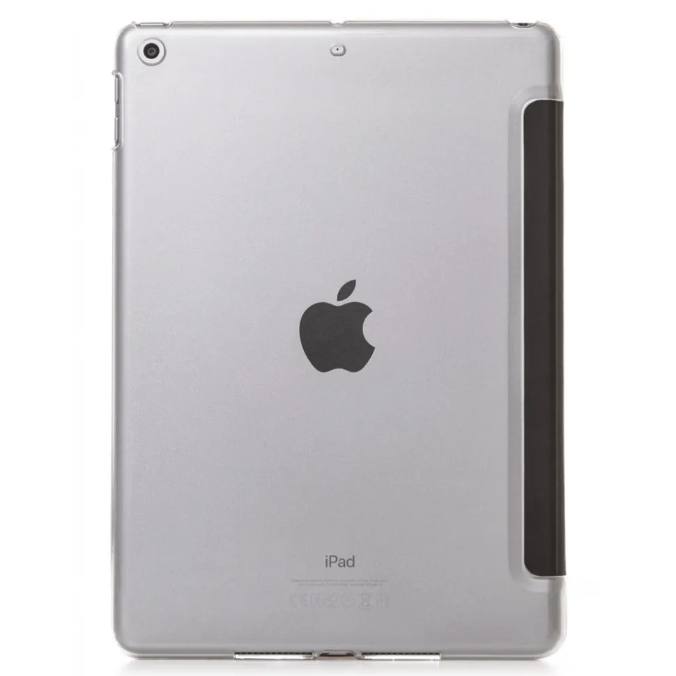 Woodcessories - Walnut / Leather / Transclucent Hardcover - iPad Pro 12.9 (2017) - Flip Case - Eco Guard Metal & Wood - Avvenice