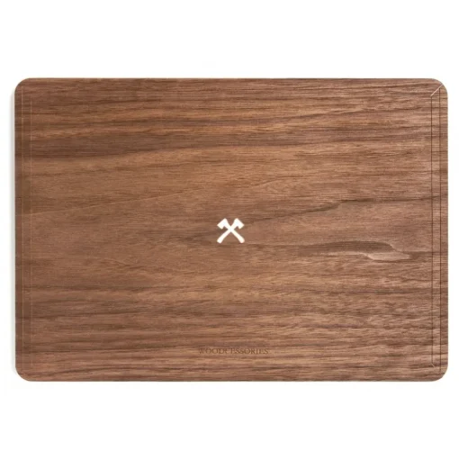 Woodcessories - Walnut / MacBook Skin Cover - MacBook 12 - Eco Skin - Axe Logo - Wooden MacBook Cover - Avvenice