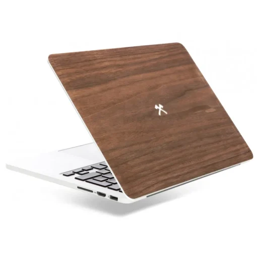 Woodcessories - Walnut / MacBook Skin Cover - MacBook 12 - Eco Skin - Axe Logo - Wooden MacBook Cover - Avvenice