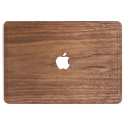 Woodcessories - Walnut / MacBook Skin Cover - MacBook 11 Air - Eco Skin - Apple Logo - Wooden MacBook Cover - Avvenice