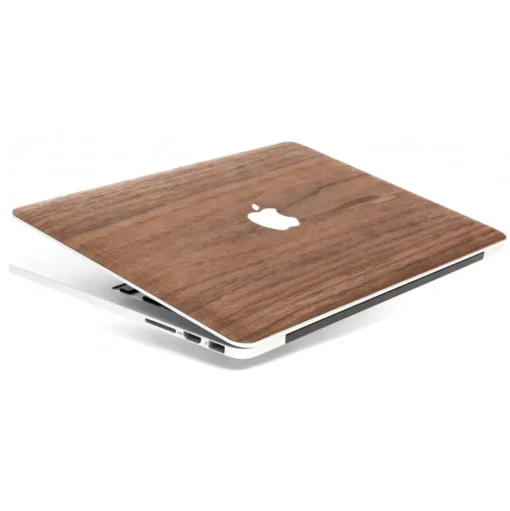 Woodcessories - Walnut / MacBook Skin Cover - MacBook 11 Air - Eco Skin - Apple Logo - Wooden MacBook Cover - Avvenice
