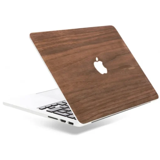Woodcessories - Walnut / MacBook Skin Cover - MacBook 11 Air - Eco Skin - Apple Logo - Wooden MacBook Cover - Avvenice