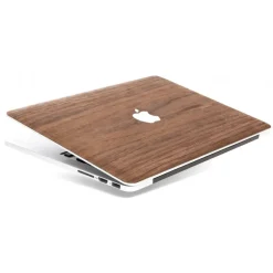 Woodcessories - Walnut / MacBook Skin Cover - MacBook 13 Pro - Eco Skin - Apple Logo - Wooden MacBook Cover - Avvenice