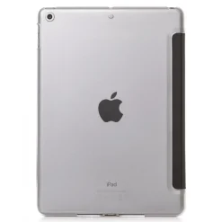 Woodcessories - Walnut / Silver Metal / Leather / Transclucent Hardcover - iPad Mini 4 - Flip Case - Eco Guard Metal & Wood - Avvenice