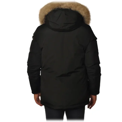 Woolrich - Artic Anorak Parka  with Fur-trimmed Hood - Black - Jacket - Luxury Exclusive Collection - Avvenice