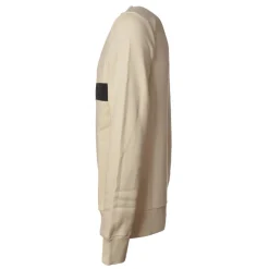 Woolrich - Crewneck Fleece Sweatshirt - Cream - Pullover - Luxury Exclusive Collection - Avvenice