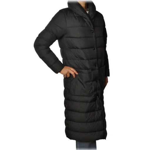 Woolrich - Long Quilted Down Jacket - Black - Jacket - Luxury Exclusive Collection - Avvenice