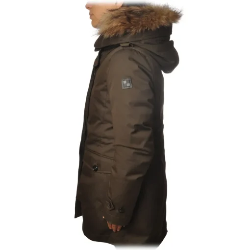 Woolrich - Parka Down Jacket Scarlett - Military Green - Jacket - Luxury Exclusive Collection - Avvenice