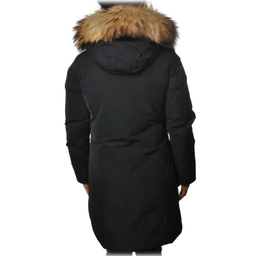 Woolrich - Parka in Semigloss Material - Blue - Jacket - Luxury Exclusive Collection - Avvenice