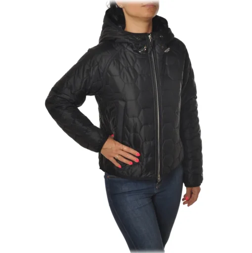 Woolrich - Quilted Short Down Jacket - Black - Jacket - Luxury Exclusive Collection - Avvenice