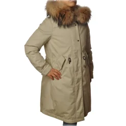 Woolrich - Woolrich Cascade Long Jacket - Cream - Jacket - Luxury Exclusive Collection - Avvenice